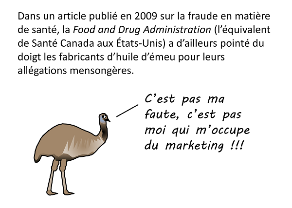 Selon la FDA, il faut être prudent et se méfier du marketing