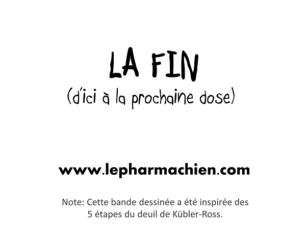 Cette bande dessinée a été inspirée des 5 étapes du deuil de Kübler-Ross