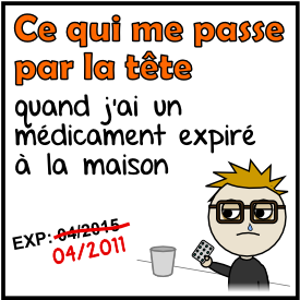 Dates d'expiration des médicaments
